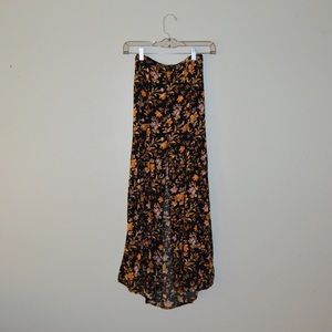 american eagle patterned maxi skirt